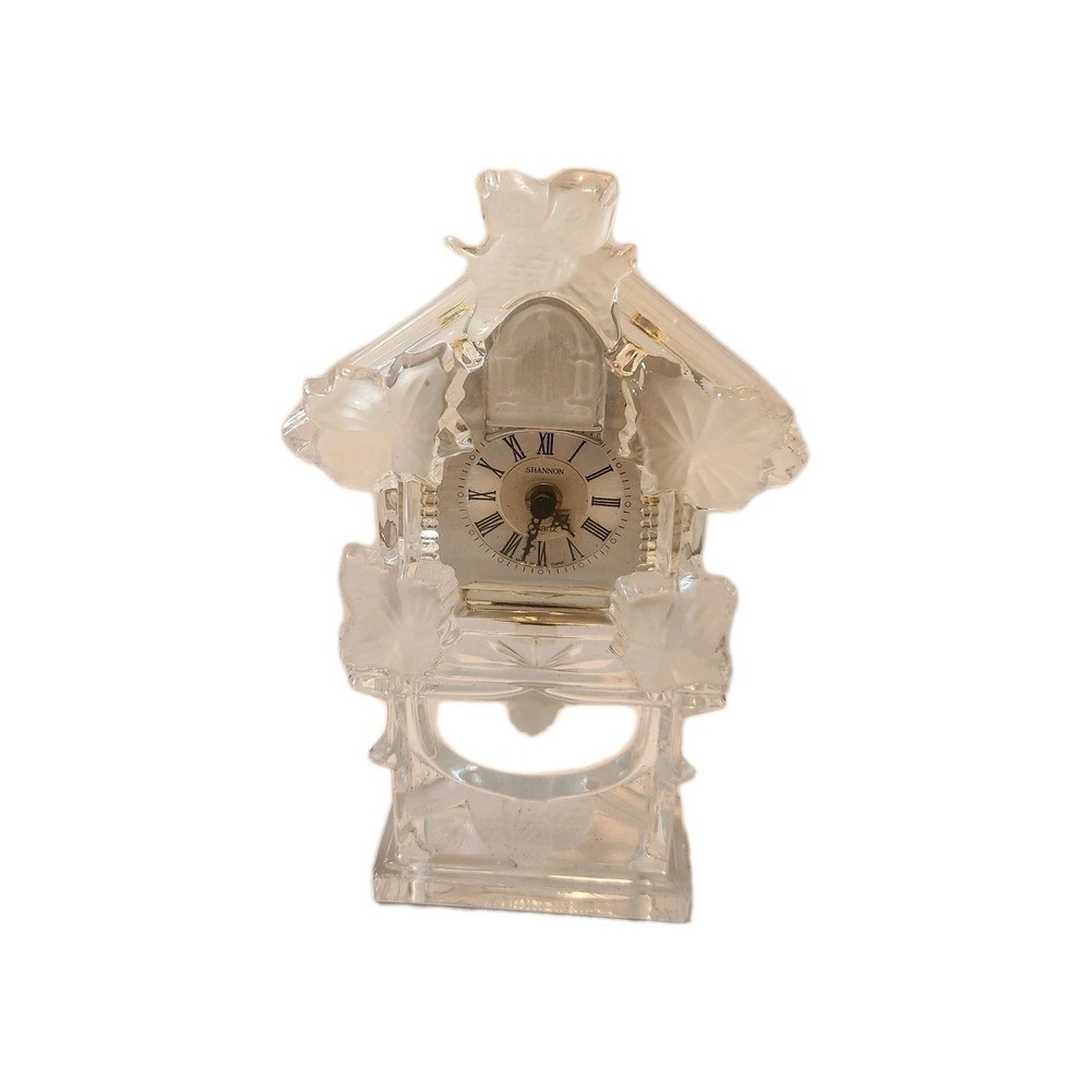 Working‎ Shannon Crystal Legends 24% lead Pendulum Clock By Godinger